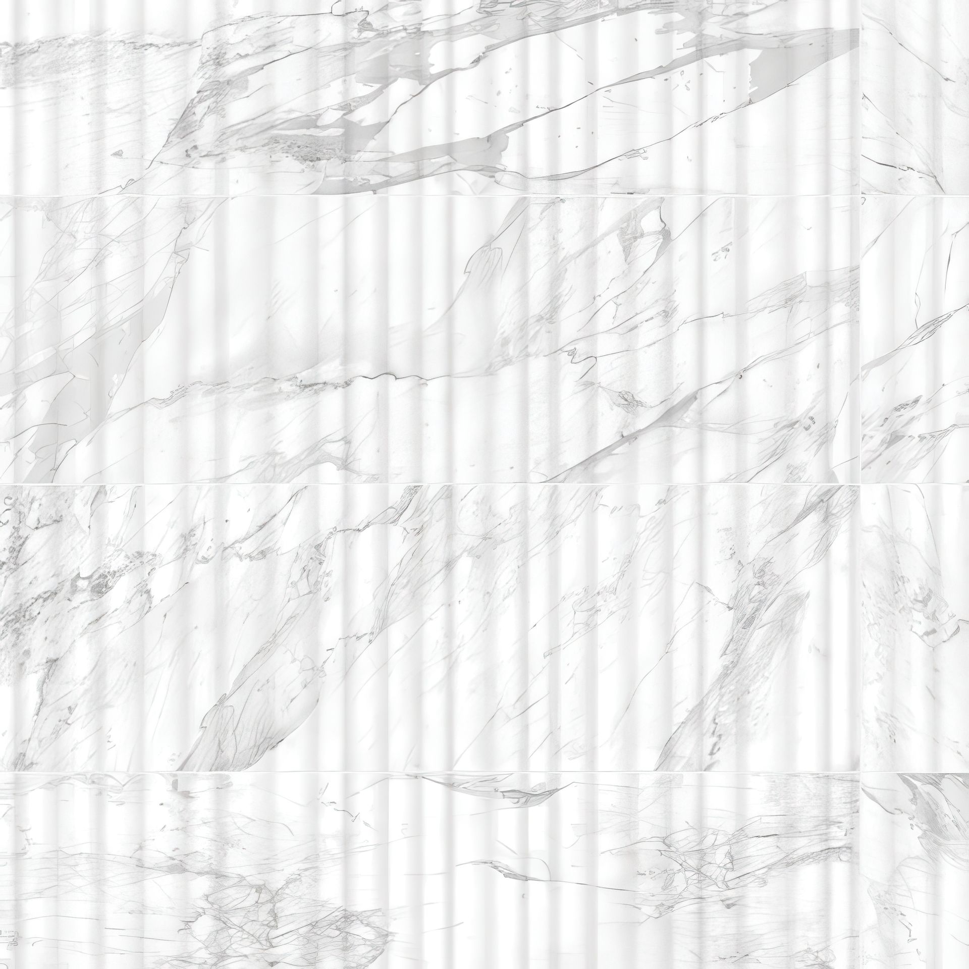 Summit 12x36 Matte Marble Look Ceramic Tile (Summit: Bianco Vita, Standard)