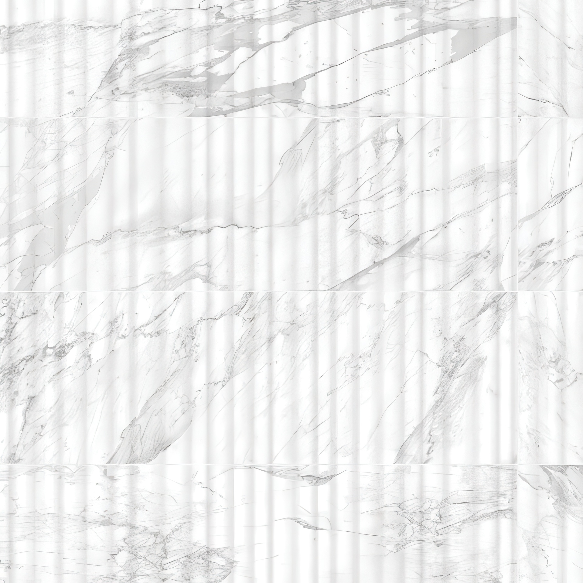 Summit 12x36 Matte Marble Look Ceramic Tile (Summit: Bianco Vita, Alto)