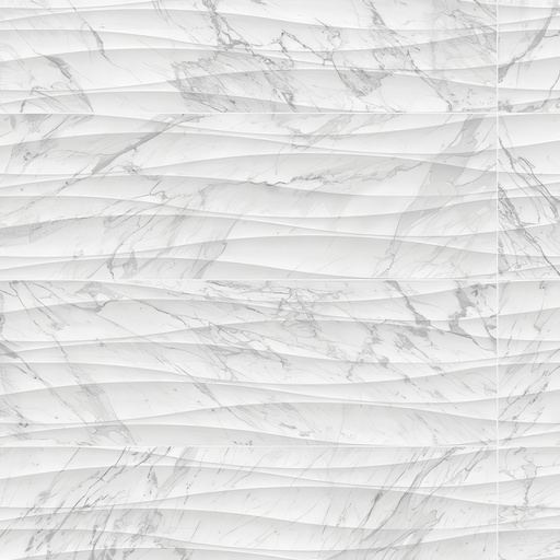 Summit 12x36 Matte Marble Look Ceramic Tile (Summit: Bianco Vita, Curva)