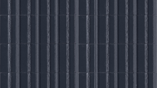 Bristol 3x8 Glossy Ridge or Flat Porcelain Subway Tile (Bristol: Blu Notte, Ridge)