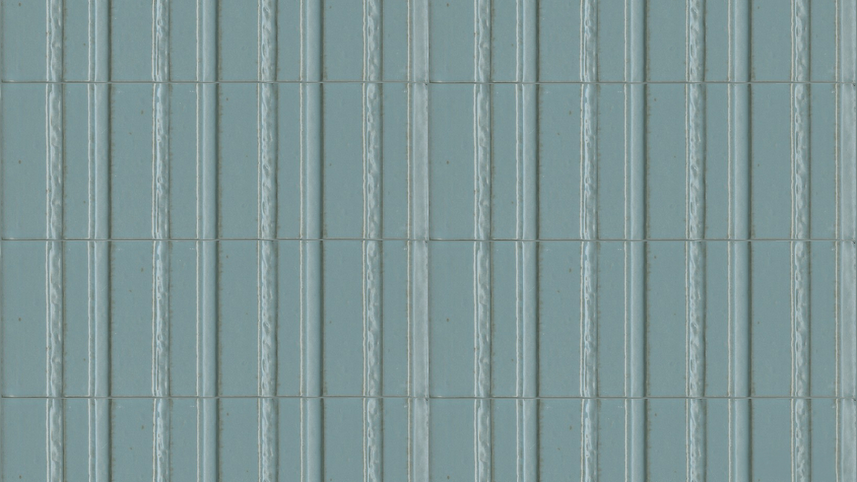 Bristol 3x8 Glossy Ridge or Flat Porcelain Subway Tile (Bristol: Turchese, Ridge)