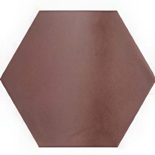 Perfection 7x8 Hexagon Matte Porcelain Tile (Perfection: Rosso)