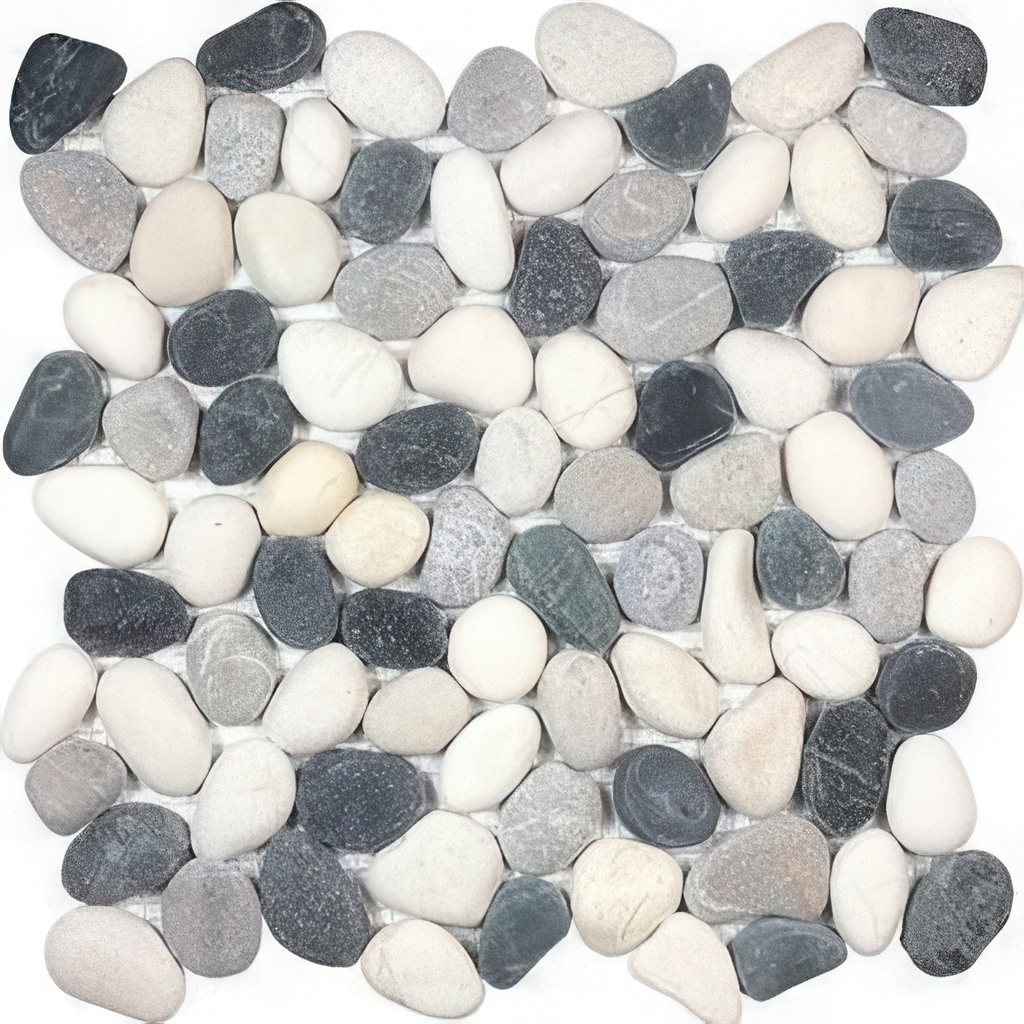 Pebbles Natural Stone River Rock Mosaic