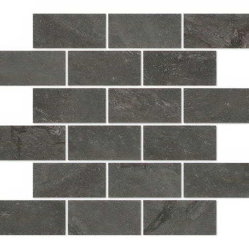 Contemporary Slate 2x4 Brick Natural Finish Slate Look Porcelain Mosaic Tile (Contemporary Slate: Taupe)