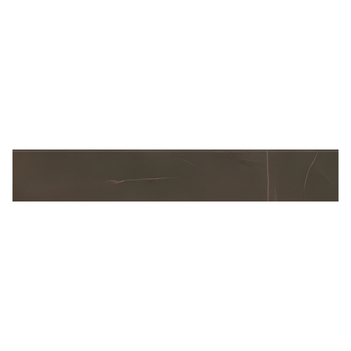 Contemporary Slate 4x24 Natural Finish Slate Look Porcelain Bullnose Tile (Contemporary Slate: Noce)