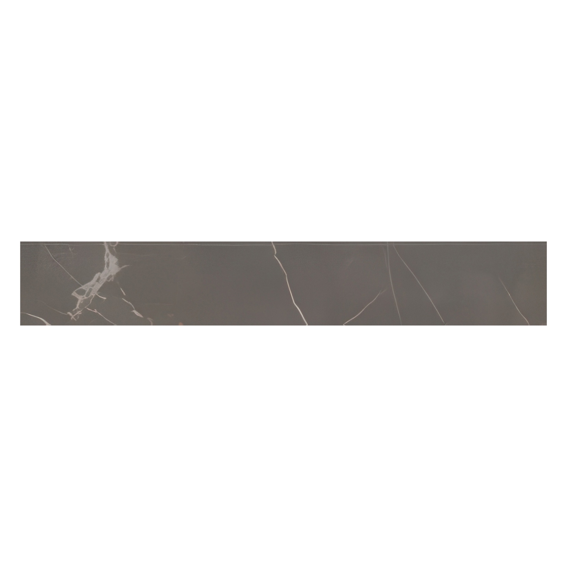 Contemporary Slate 4x24 Natural Finish Slate Look Porcelain Bullnose Tile (Contemporary Slate: Taupe)