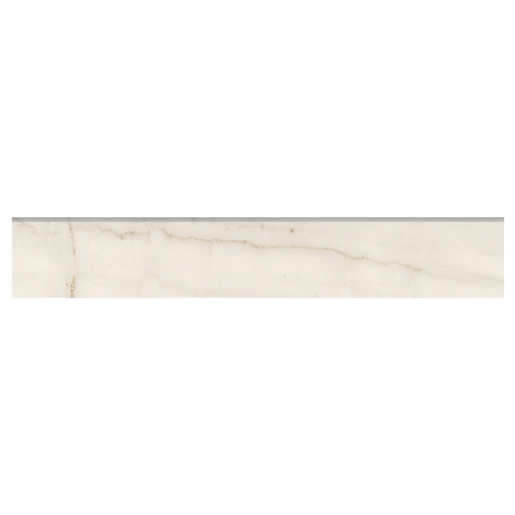 Alaska 4X24 Honed or Polished Marble Look Porcelain Bullnose Tile
