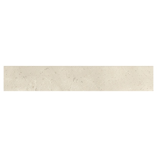 Aldridge 4x24 Matte Limestone Look Porcelain Bullnose Tile (Aldridge: Butter)