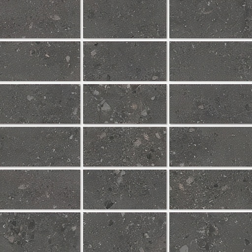 City Sidewalk 2x4 Stacked Matte Cement Look Porcelain Mosaic Tile (City Sidewalk: Dark Grey)