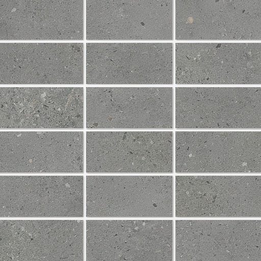 City Sidewalk 2x4 Stacked Matte Cement Look Porcelain Mosaic Tile (City Sidewalk: Grey)