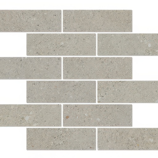 City Sidewalk 2x6 Brick Matte Cement Look Porcelain Mosaic Tile (City Sidewalk: Beige)