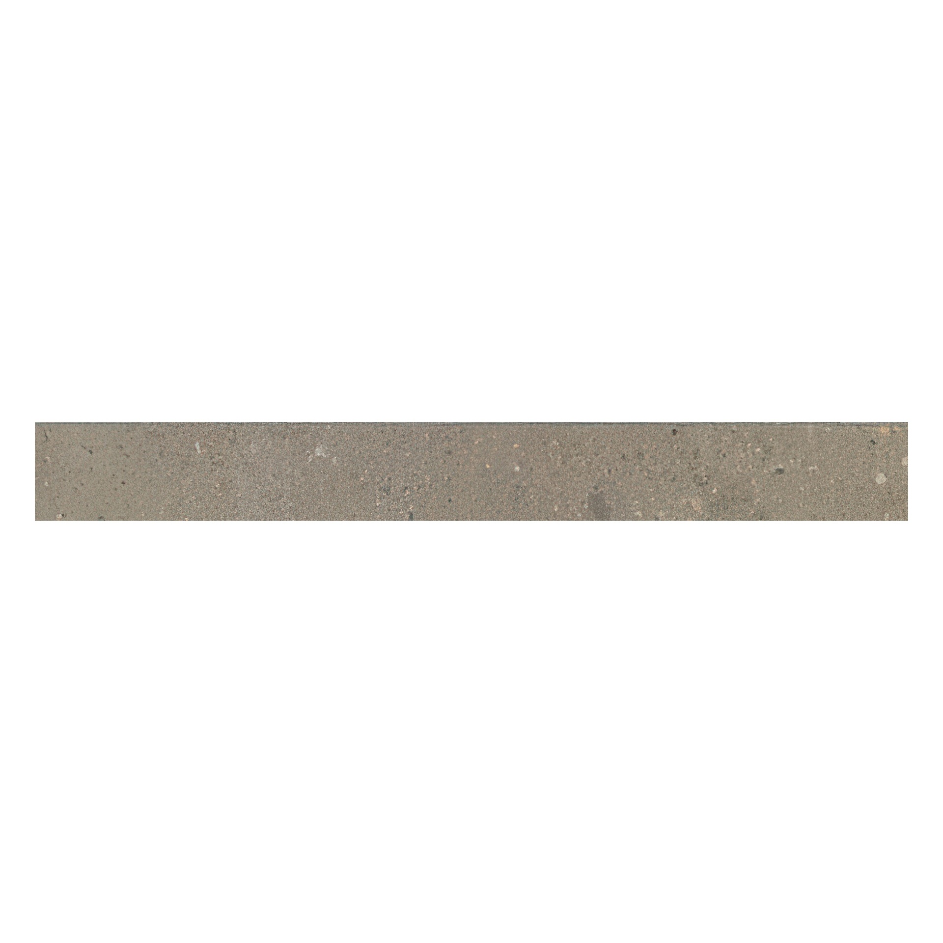 City Sidewalk 3x24 Matte Cement Look Porcelain Mosaic Bullnose Tile (City Sidewalk: Brown)