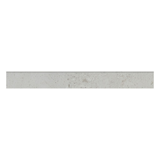 City Sidewalk 3x24 Matte Cement Look Porcelain Mosaic Bullnose Tile (City Sidewalk: White)