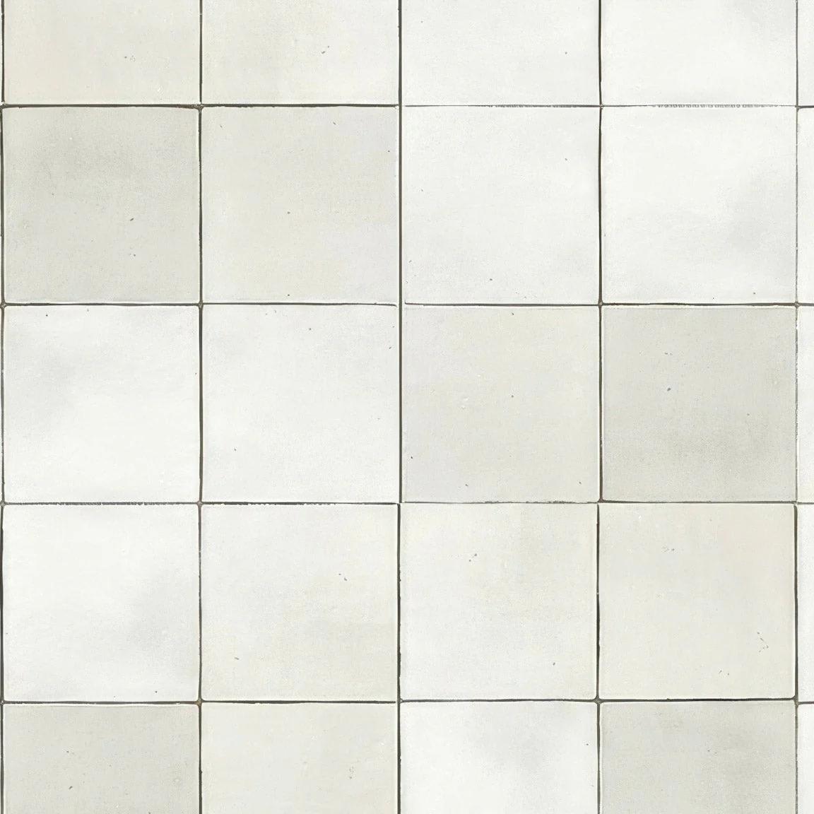 Odyssey 5x5 Square Matte and Glossy Porcelain Tile (Odyssey: Bianco, Matte)