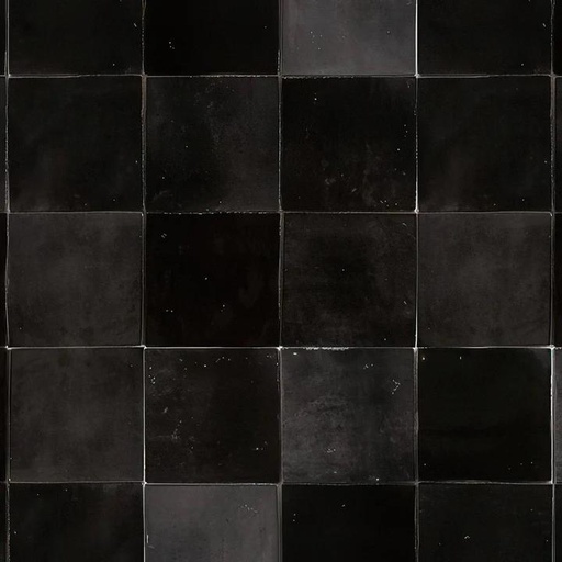 Odyssey 5x5 Square Matte and Glossy Porcelain Tile (Odyssey: Nero, Glossy)