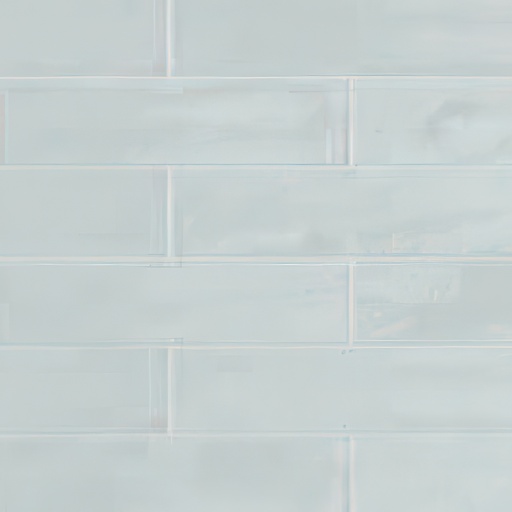 Obsidian 6x24 Glossy Large Format Subway Tile (Obsidian: Aqua)