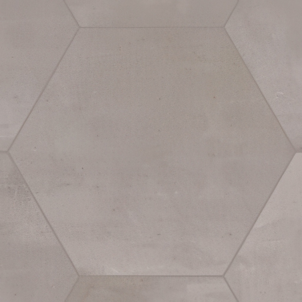 Nexus 20.5x23.6 Hexagon Matte Contemporary, Cement or Marble Look Porcelain Tile