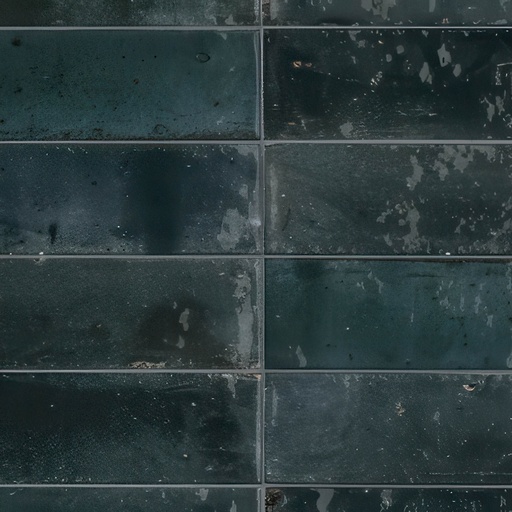 Cyprus 2x9 Glossy Subway Tile (Cyprus: Blu)