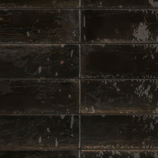 Cyprus 2x9 Glossy Subway Tile (Cyprus: Nero)