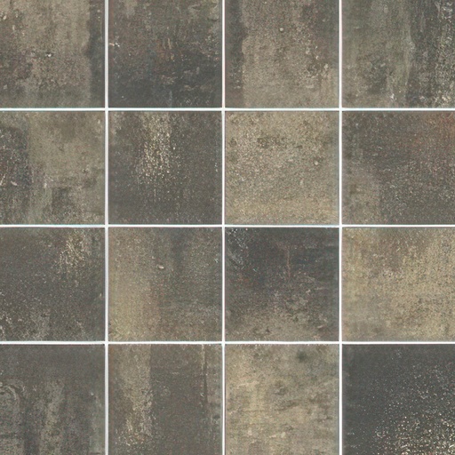 Cascade 3x3 Metallic Porcelain Mosaic Tile (Cascade: Greige)