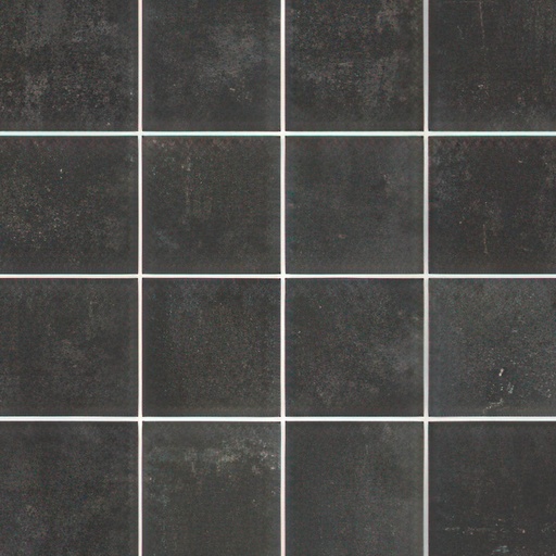 Cascade 3x3 Metallic Porcelain Mosaic Tile (Cascade: Titanium)