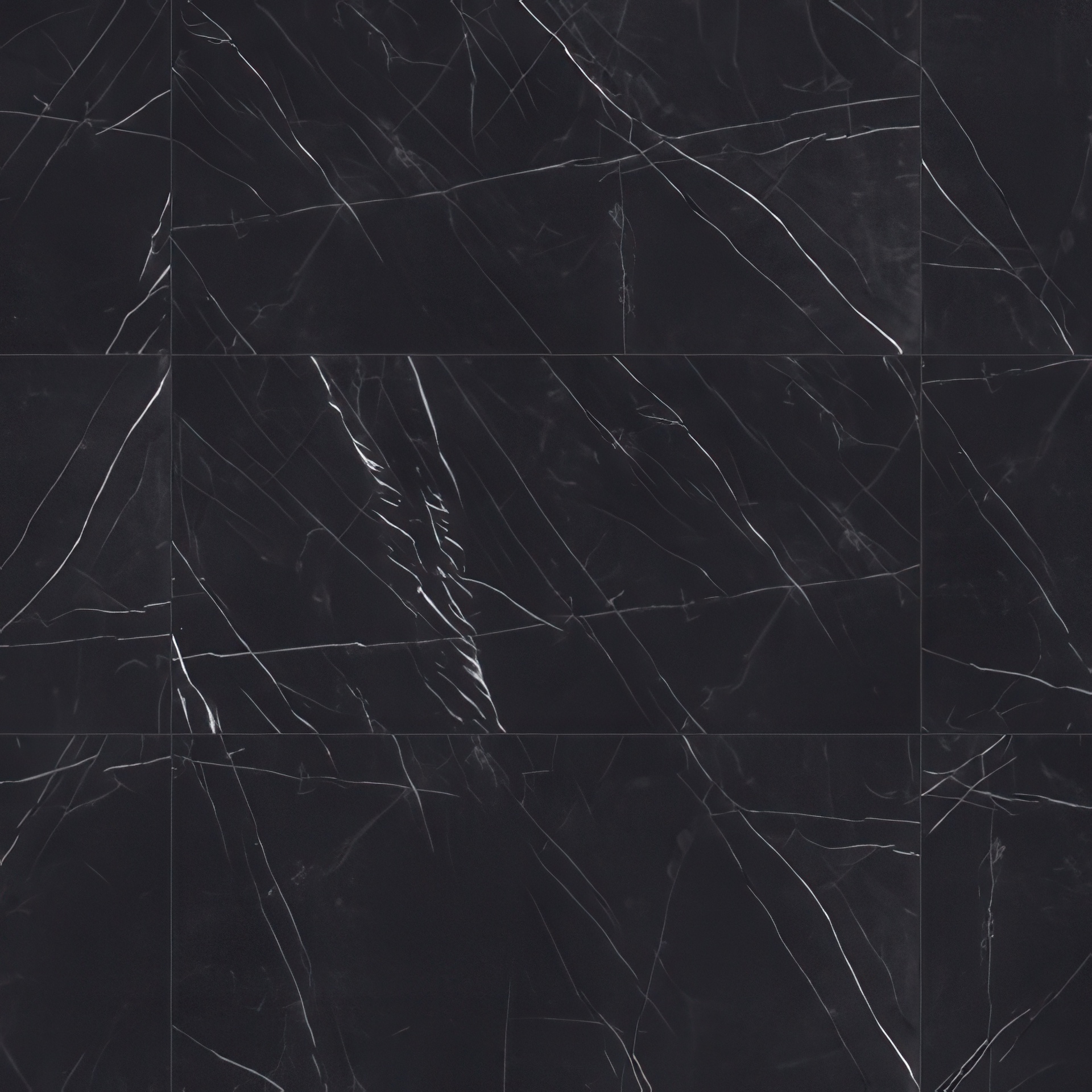Epic 12x24 Satin or Polished Marble Look Porcelain Tile (Epic: Nero Marquina, Satin)