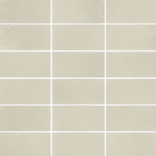 Colossal 2x4 Stacked Matte Cement Look Porcelain Mosaic Tile (Colossal: Silver)