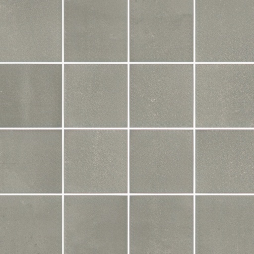 Colossal 3x3 Matte Cement Look Porcelain Mosaic Tile (Colossal: Grey)