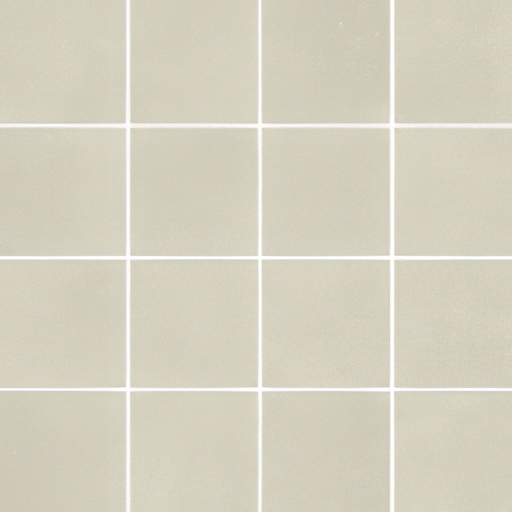 Colossal 3x3 Matte Cement Look Porcelain Mosaic Tile (Colossal: Silver)