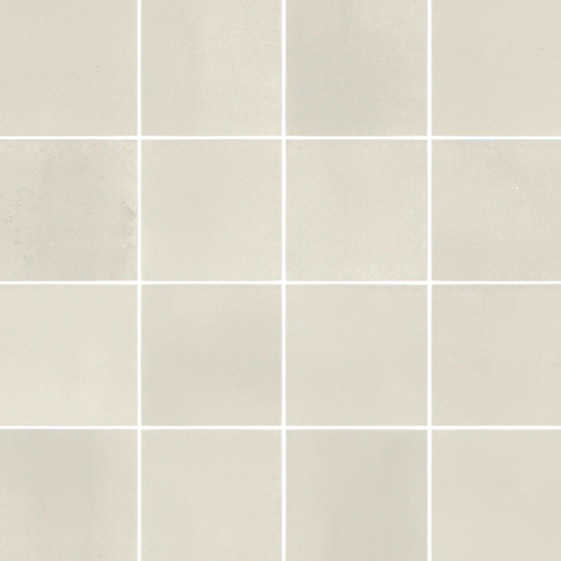 Colossal 3x3 Matte Cement Look Porcelain Mosaic Tile (Colossal: White)