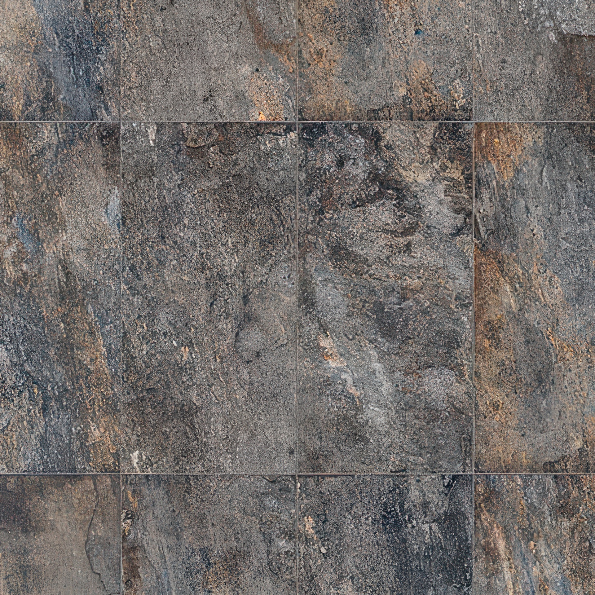 Crystal 12x24 Matte Quartzite Look Porcelain Tile (Crystal: Nero)