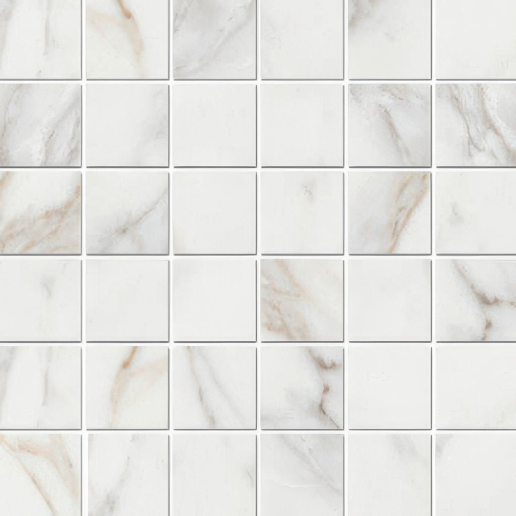 Epic 2x2 Satin or Polished Marble Look Porcelain Mosaic Tile