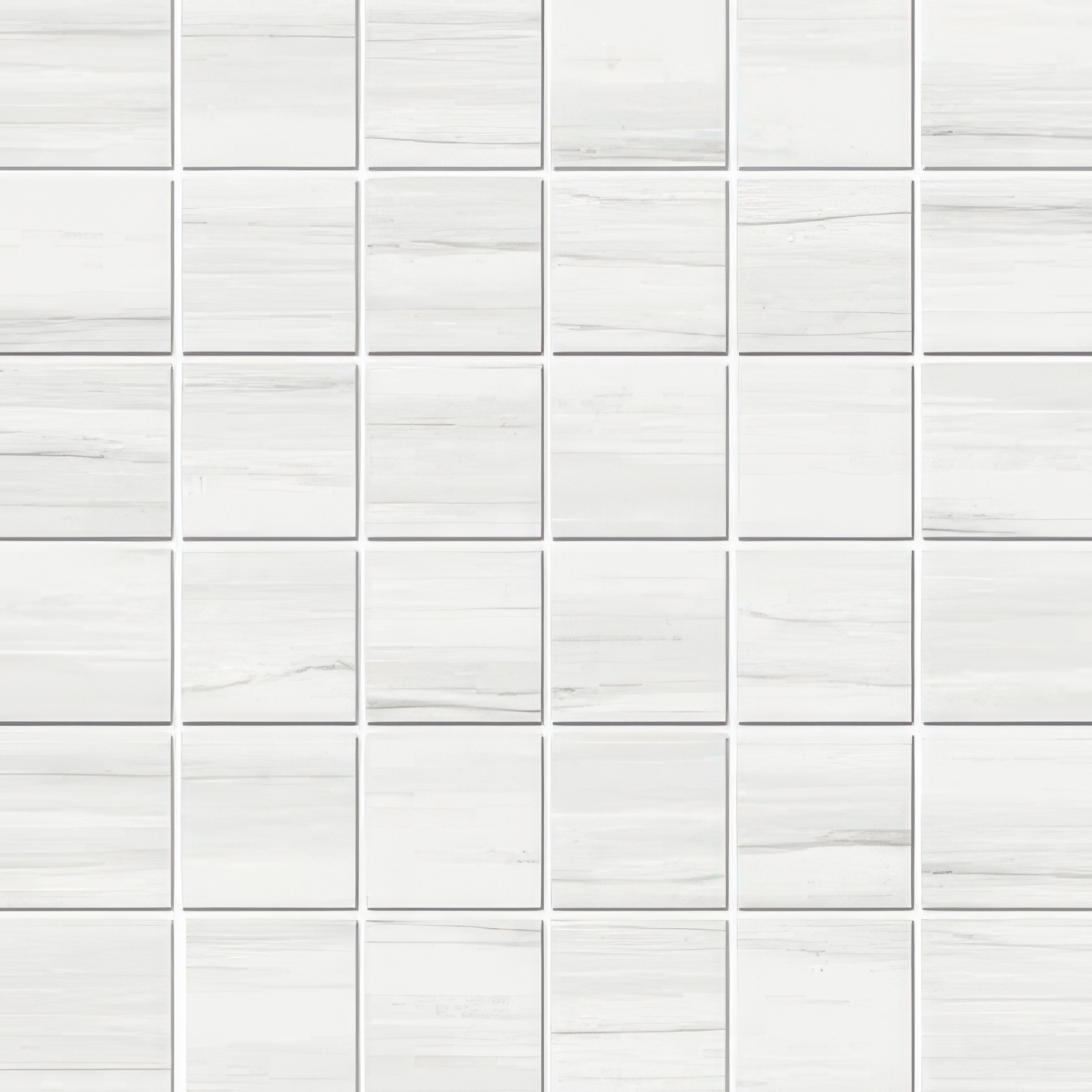 Epic 2x2 Satin or Polished Marble Look Porcelain Mosaic Tile (Epic: Dolomite, Polished)