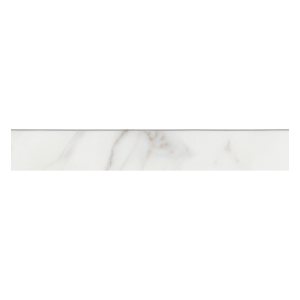 Epic 4x24 Satin or Polished Marble Look Porcelain Bullnose Tile