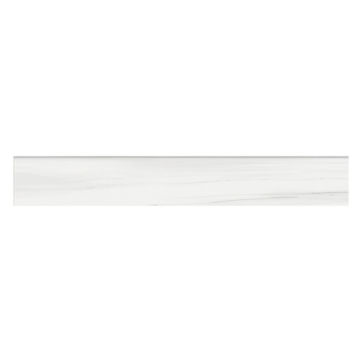 Epic 4x24 Satin or Polished Marble Look Porcelain Bullnose Tile (Epic: Dolomite, Satin)