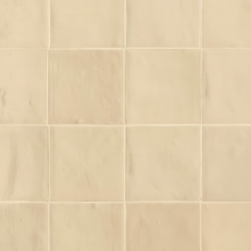 Fusion 4x4 Glossy Zellige Look Ceramic Wall Tile (Fusion: Beige)