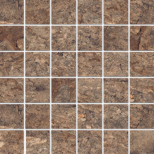 Crystal 2x2 Matte Quartzite Look Porcelain Mosaic Tile (Crystal: Beige)