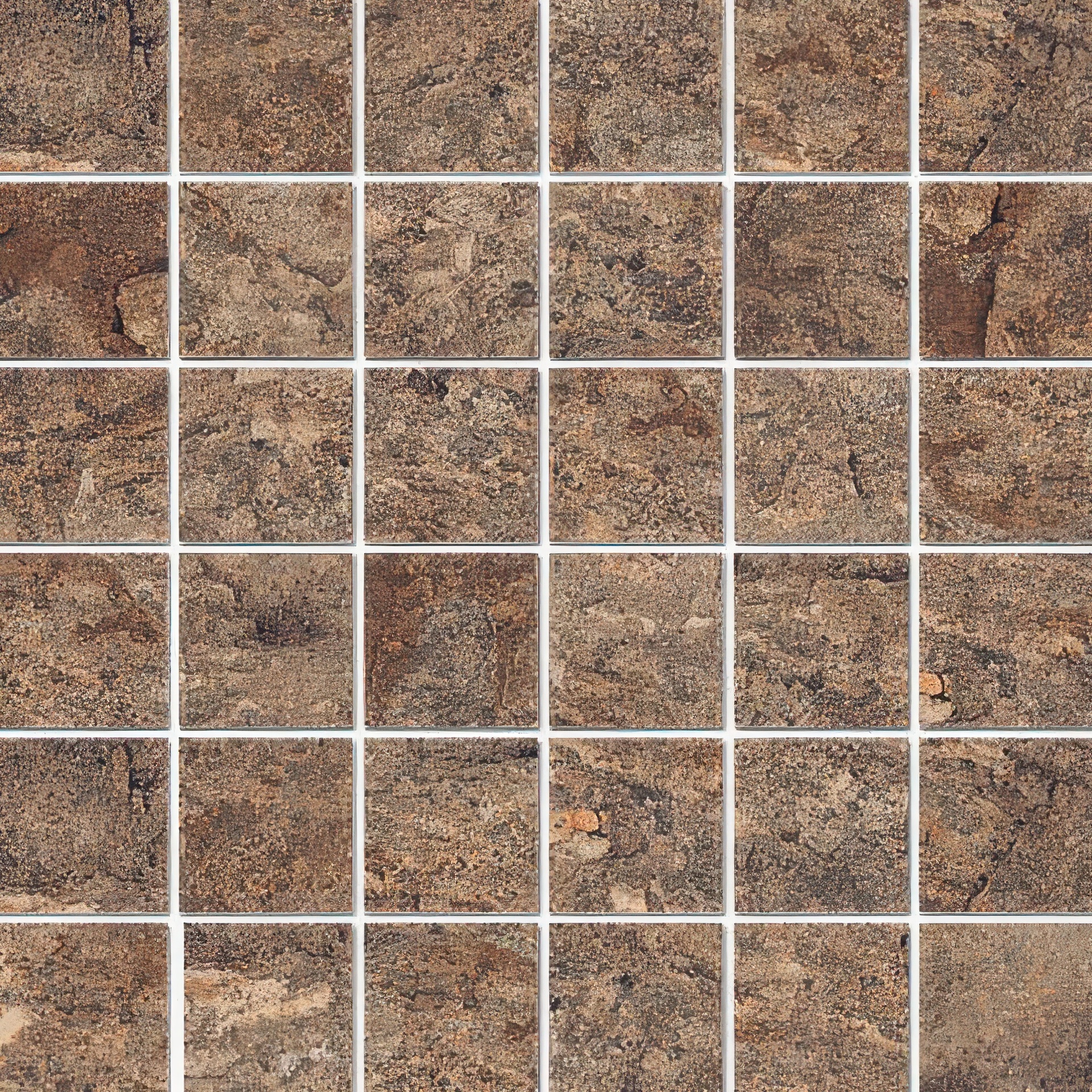 Crystal 2x2 Matte Quartzite Look Porcelain Mosaic Tile (Crystal: Beige)
