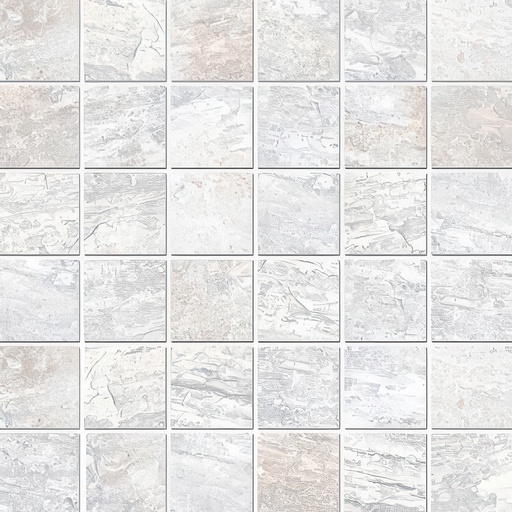 Crystal 2x2 Matte Quartzite Look Porcelain Mosaic Tile (Crystal: Bianco)