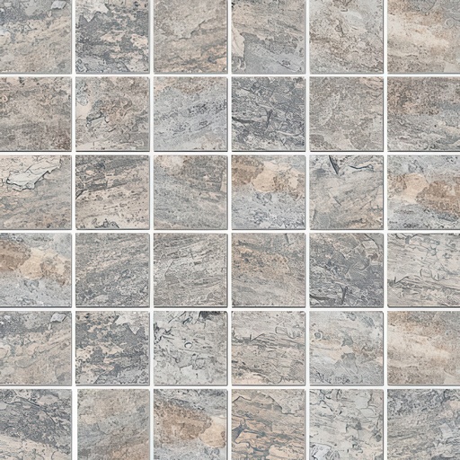 Crystal 2x2 Matte Quartzite Look Porcelain Mosaic Tile (Crystal: Grigio)