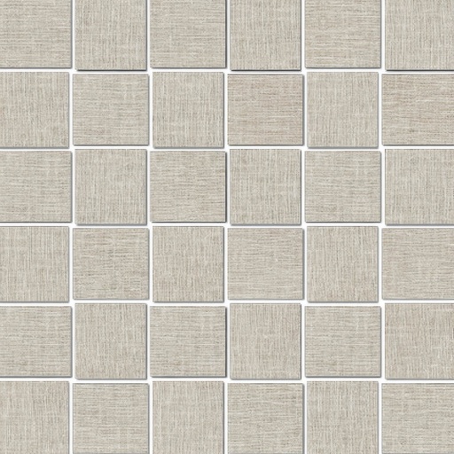 Enchanted 2x2 Matte Fabric Look Porcelain Basketweave Mosaic Tile (Enchanted: Beige)