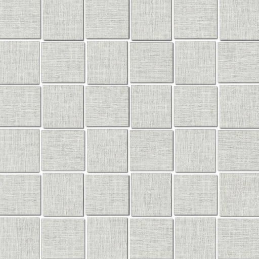 Enchanted 2x2 Matte Fabric Look Porcelain Basketweave Mosaic Tile (Enchanted: Pewter)