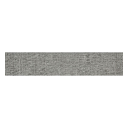 Enchanted 3x24 Matte Fabric Look Porcelain Bullnose Tile (Enchanted: Charcoal)