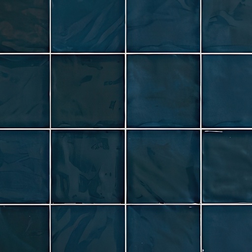 Fresco 6x6 Glossy Ceramic Decorative Wall Tile (Fresco: Bleu Marine)