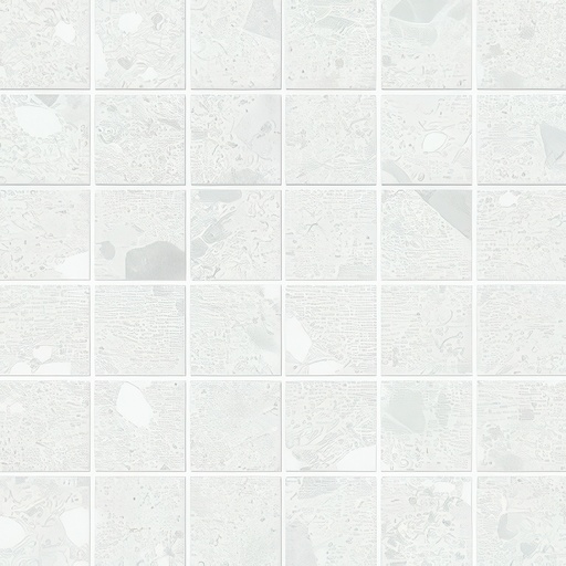 Terrazzo 3x3 Matte Finish Porcelain Mosaic Tile (Terrazzo: Ice)