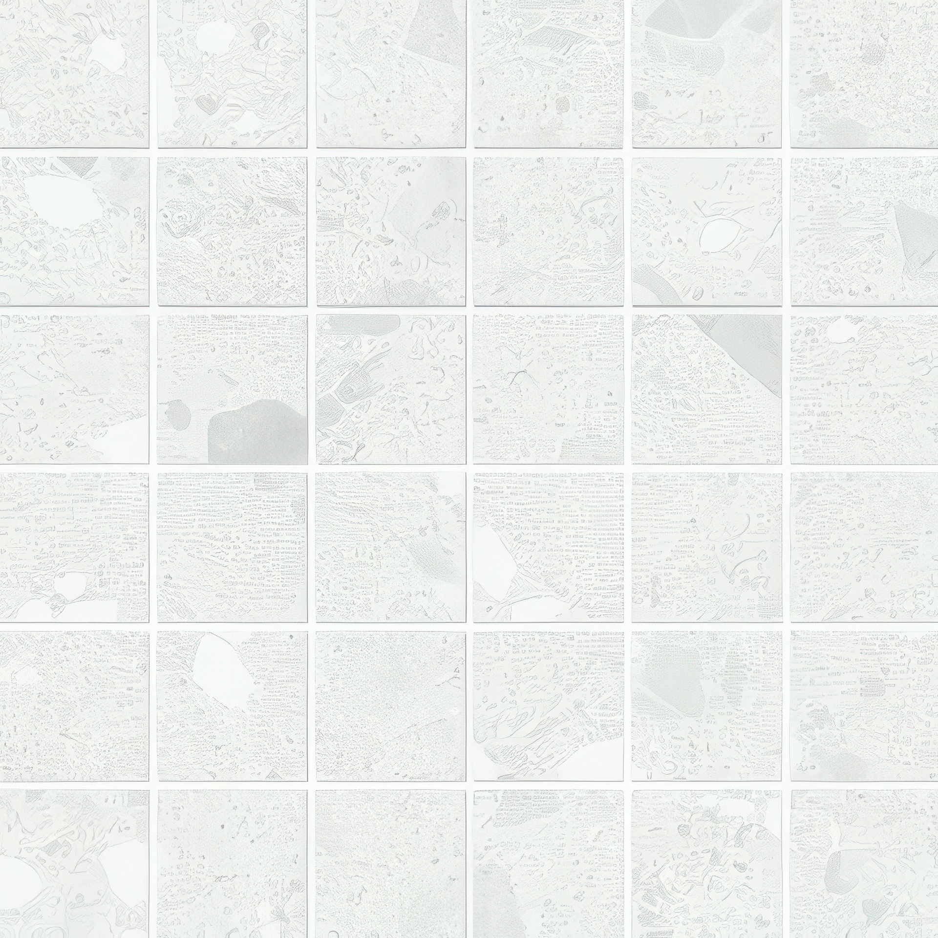 Terrazzo 3x3 Matte Finish Porcelain Mosaic Tile (Terrazzo: Ice)