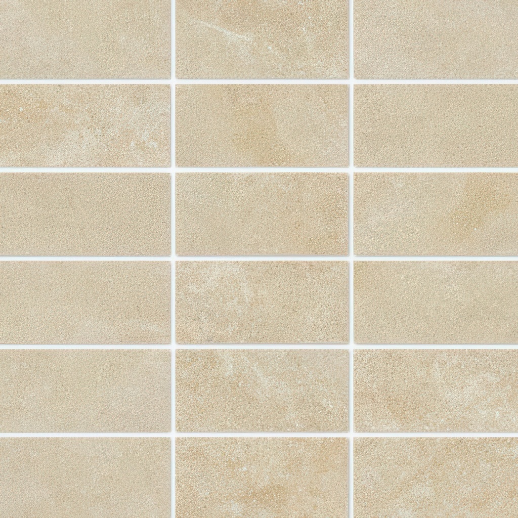 Enlightenment 2x4 Stacked Matte Cement Look Porcelain Mosaic Tile