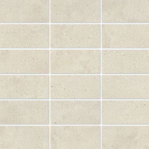 Enlightenment 2x4 Stacked Matte Cement Look Porcelain Mosaic Tile (Enlightenment: Polar)