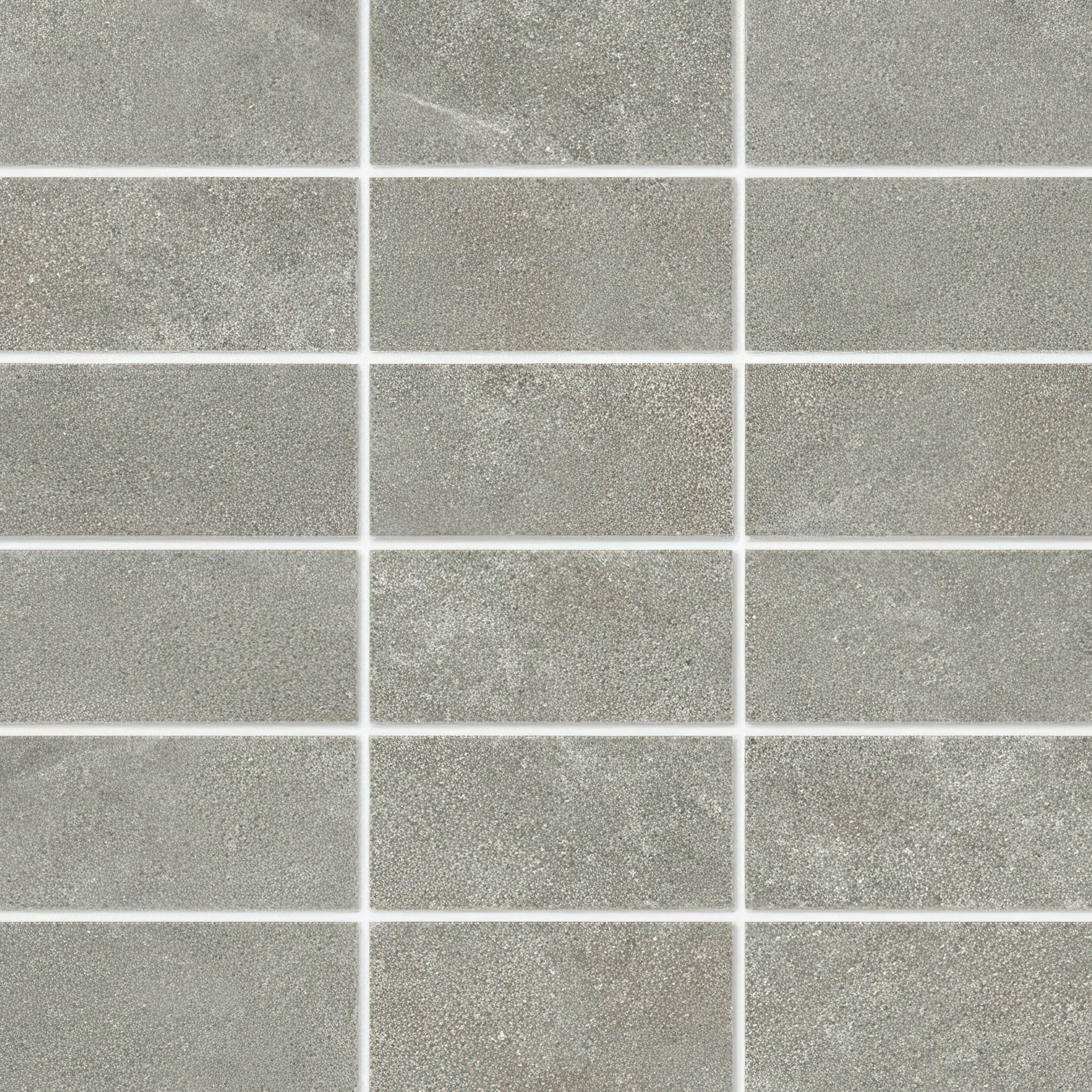 Enlightenment 2x4 Stacked Matte Cement Look Porcelain Mosaic Tile (Enlightenment: Storm Grey)