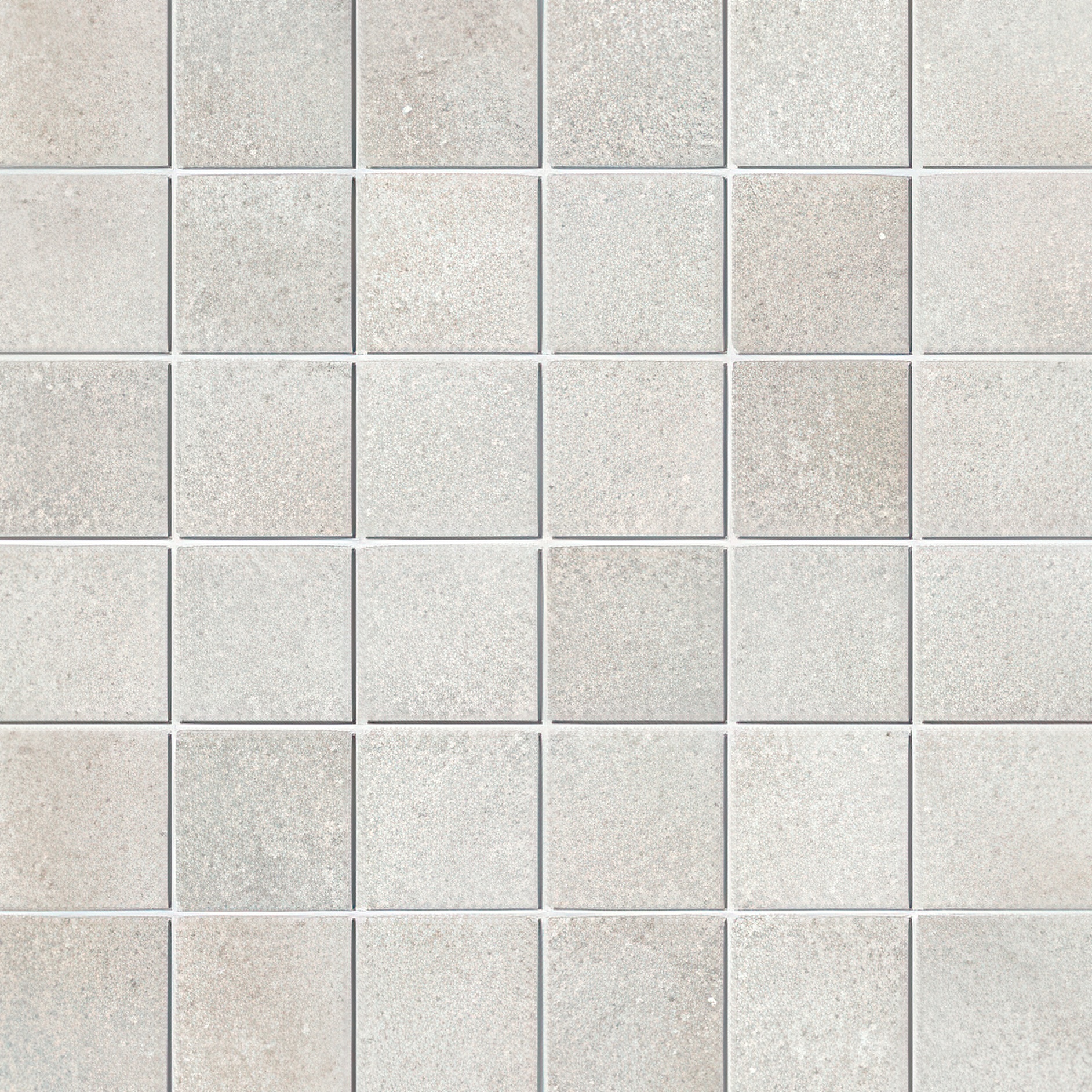 Gotham 2x2 Matte Cement Look Porcelain Mosaic Tile (Gotham: Silver)
